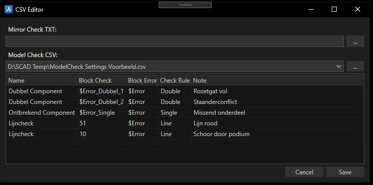modelchecksettings