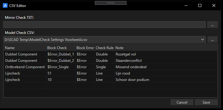 modelchecksettings